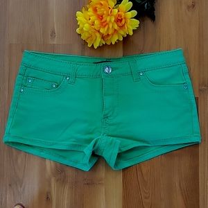 Green shorts